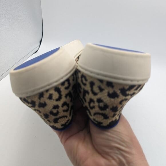 Rothy's Desert Camo Cat The Sneaker Print Slip On Loafer Sneaker Animal  8.5 - Picture 9 of 10